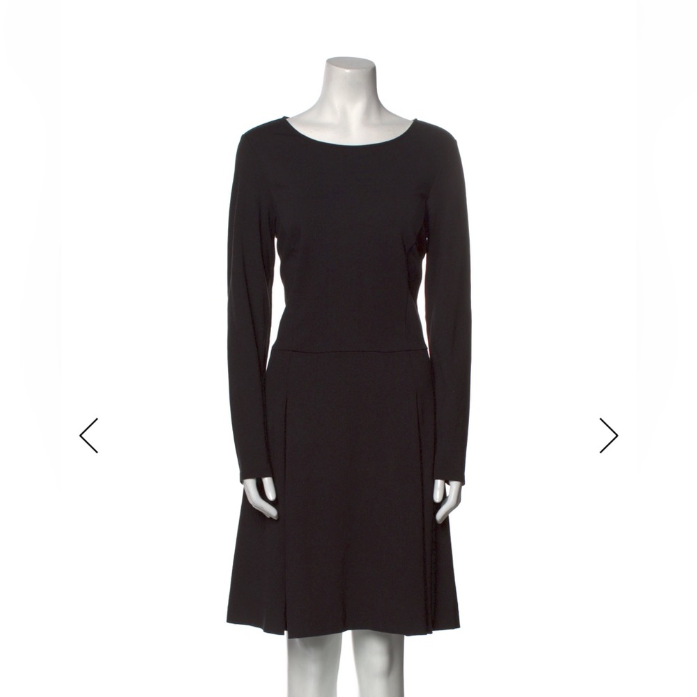 Theory Classic Black Long Sleeve Dress